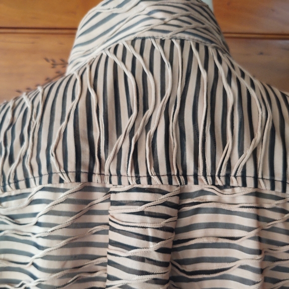 Vincente New York Milan Paris sheer tunic top - Picture 5 of 6